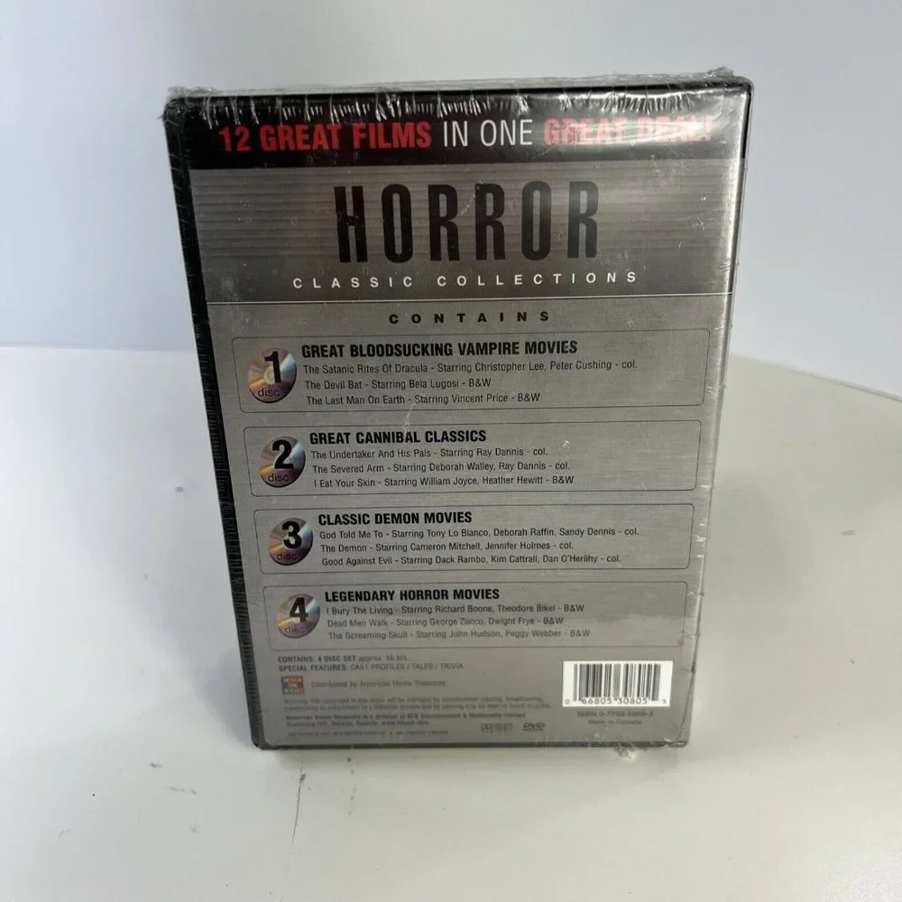 Value Pack - Horror (DVD, 2007, 4-Disc Set) - Picture 2 of 4